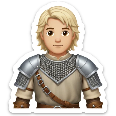 medieval summer outfit worn by a DnD themed fantasy male character. clothes only above the waist. sticker