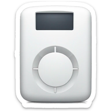 white ipod sticker