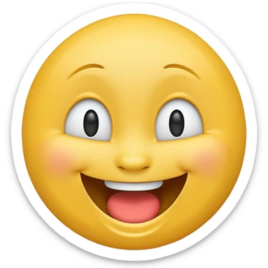 laughing face emoji sticker