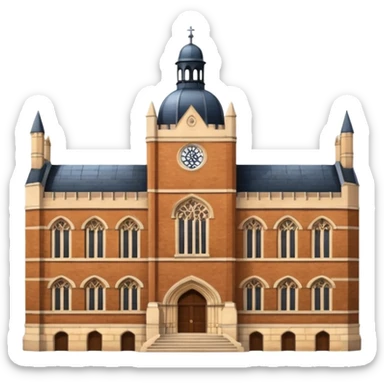 oxford university literature building sticker
