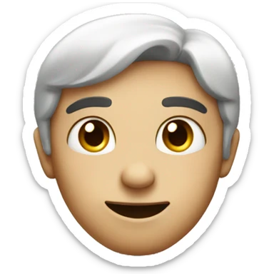 heart eyes with yummy face sticker