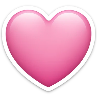 Crear pink heart sticker
