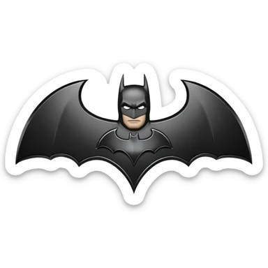 batman symbol sticker