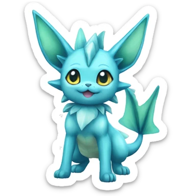 Vaporeon-Glaceon full body sticker