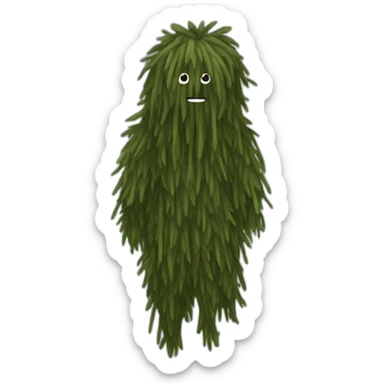 Ghillie suit sticker