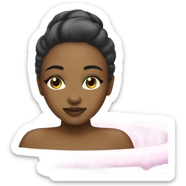 Girly spa day sticker