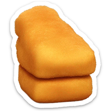 A chicken nugget  sticker