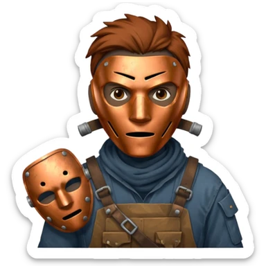 débrouillard ferraille cuivre  post apo survie loot gaming sticker