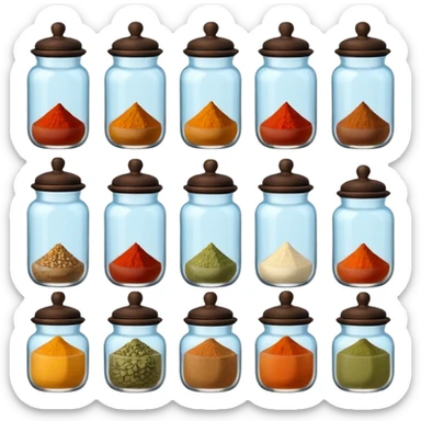 Spice Jar Collections sticker