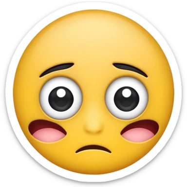 Rolling eyes emoji sticker