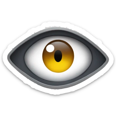 eyes emoji with youtube playbutton sticker