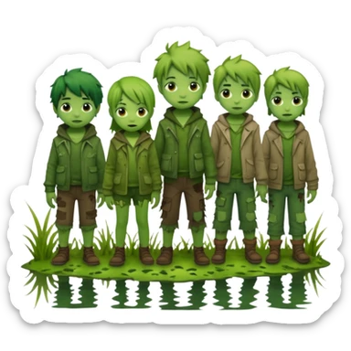 Children of shrek sticker