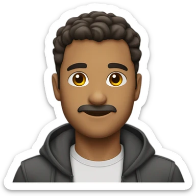 Fare kediyi kovalıyor sticker