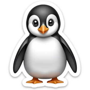 Pinguin baby sticker