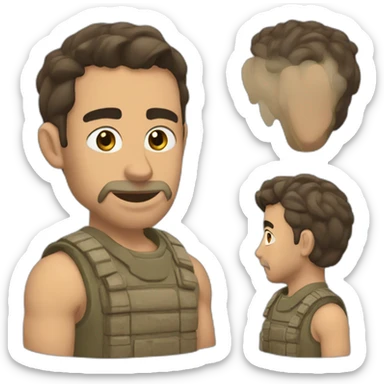 Adan en el paraíso sticker