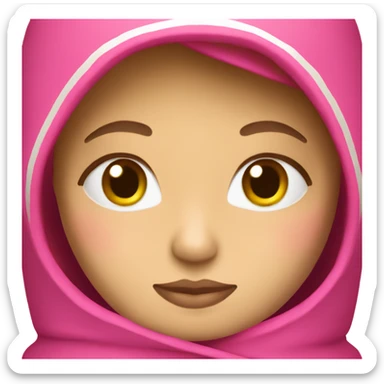 pink matryoshka sticker