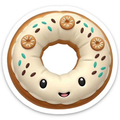 bagel jellycat sticker