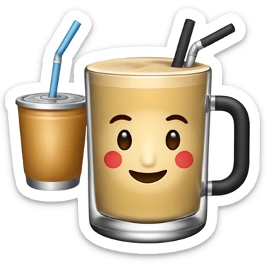 Dibujito tomando mate argentino sticker