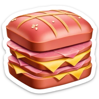 SPAM MEAT PARIS cafe  sticker