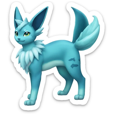 Glaceon-Vaporeon full body sticker