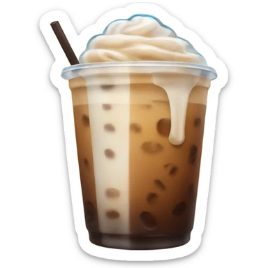 Iced coffee sticker