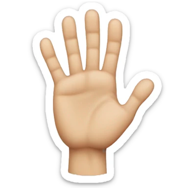 Mickey Mouse hand sticker