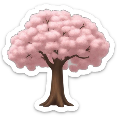 Sakura pink Tree/shaft Attack On Titan  sticker