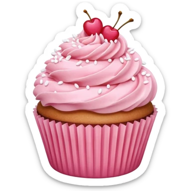 sakura cupcake   sticker