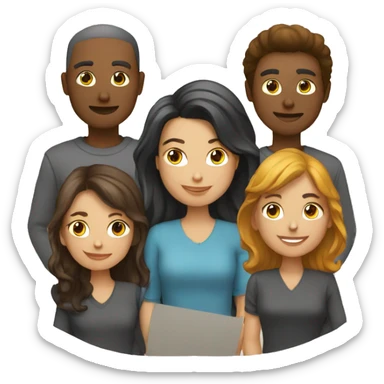 grupo de personas- comunidad sticker