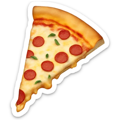cheese pizza slice sticker