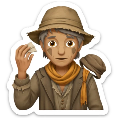 beggar  sticker