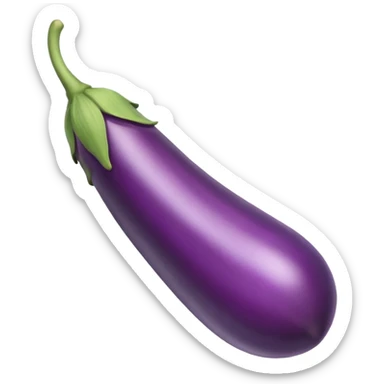 Long brinjal sticker
