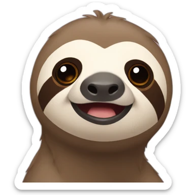 sloth sticker