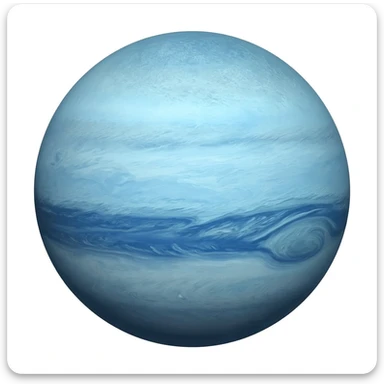 Neptune (the planet, not the surface, without the space)) sticker