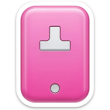 pink charge unit sticker