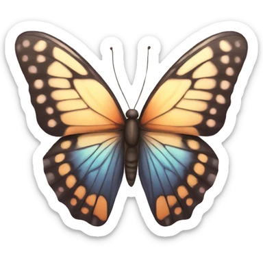 Butterfly sticker
