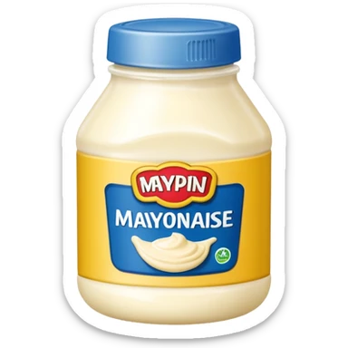 bustina monoporzione di maionese sticker