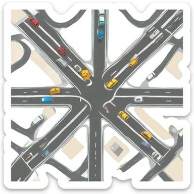 Crossroads sticker