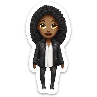 fashion marketing girl sticker