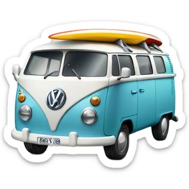 Surf board top Volkswagen  sticker