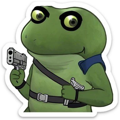 bufo the teenage mutant ninja turtle sticker