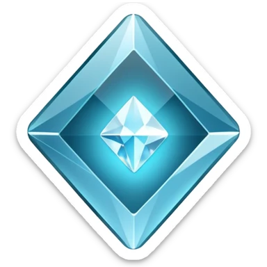 diamond play button sticker