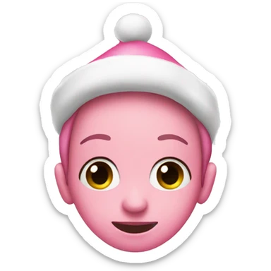 Pink Christmas
 sticker