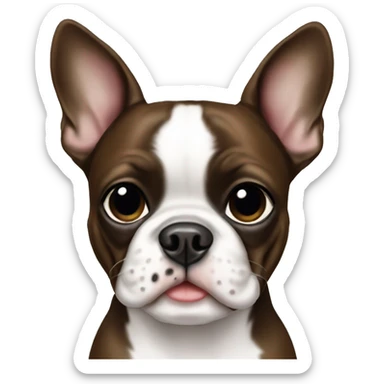 Boston terrier sticker