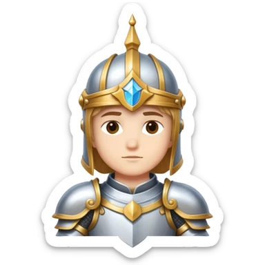 Small Paladin sticker