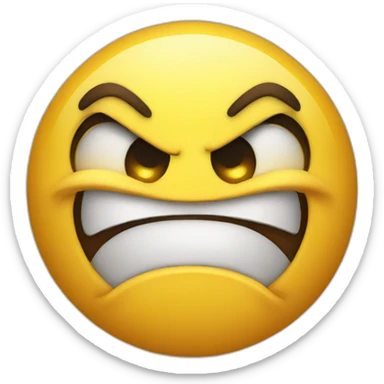 angry smiley sticker