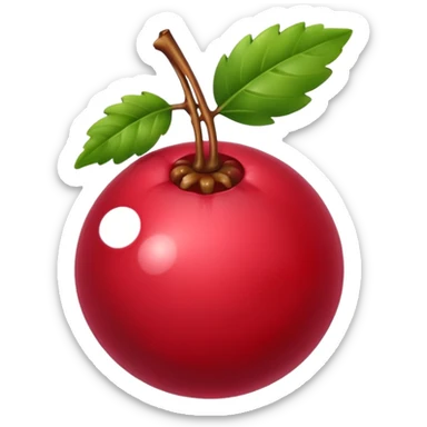 cranberry sticker