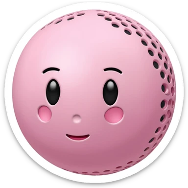 padel light pink sticker