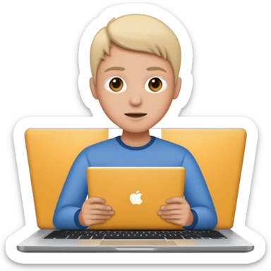 online research in laptop and black friday deals sticker