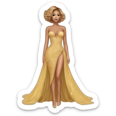 Beyoncé amazing dress sticker